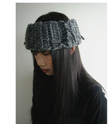 【MADE】 Crochet Silk Hair Band - Grey