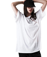 NO.122 バーコード Tシャツ ホワイト