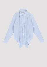 STRIPE TIE BLOUSE