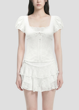 Vela Frill Strap T-shirt