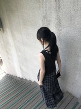 ROMY SLIT LINE SLEEVELESS