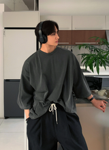 Cool Pin Tuck Linen Wide Pants