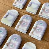 plumpily heart collect book / pastel purple 