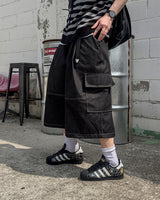 Circular Belt Stitch Cargo Bermuda