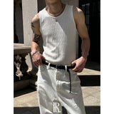 [S/S] High ribbed logo sleeveless(6color)