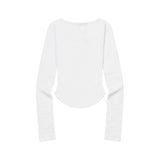 ANIV Uネックスリムフィット長袖Tシャツ(3Color)