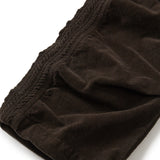 Built mild pants / Dark brown