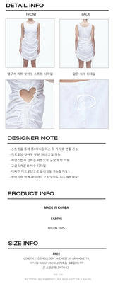 Nylon Heart String Dress (OW)