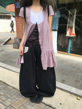 Color-Block Pocket Pants