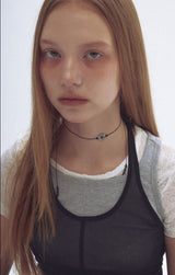 petal strap necklace