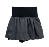 ルル スパンデックス リブ フレア ニット スカート (2 colors)