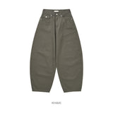 Peak stud back-pocket pants -2C