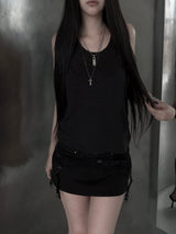 eco linen sleeveless (2color)