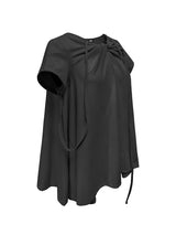  DRAPING TOP . BLACK