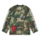 Mesh Oversized Long Sleeves Camouflage