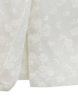 Rose Jacquard Satin Long Skirt