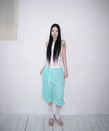 eyelet halter hoodie (3colors)