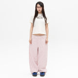  WH Check Patch Tee - Ivory
