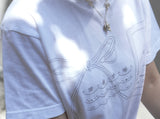 バウ サウンド レース Tシャツ (white)