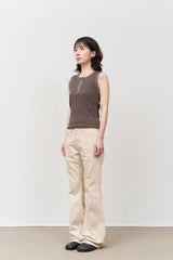 (W) ショップベーシックブーツカットパンツ (2color)