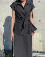 Dozen knotted wrap shirts