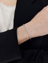 26SS★ [Premium Plating] Essence AB(W) Full Pave Cuff Bangle