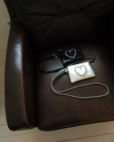 Rendin Heart Rivet Strap Keyring Mini Bag