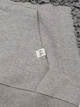 FLOWER STAR HOODED ZIPUP(GREY)