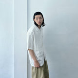 Pointed Flap Wide Short Sleeve