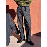 [4SEASON] ローレギュラーデニムパンツ(S-XL)