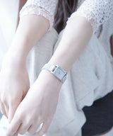 バブル ハート ウォッチ (Silver White)