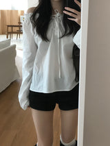 Dear button off-shoulder blouse (2 colors)