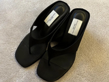 Secret: 7cm Square Wedge Sandals Flip-Flops