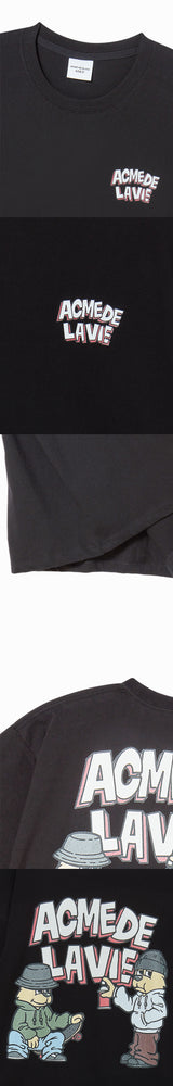 25FW AC BEAR GRAFFITI SHORT SLEEVE T-SHIRT BLACK