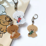 Puppy Sock Keyring