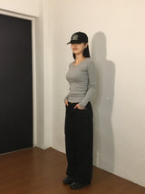 soru basic long T-shirt (3color)