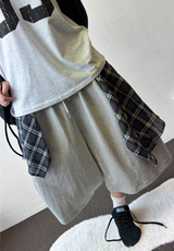 Tata Check Layered Over Long Bermuda 3Color