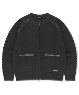 STITCH ZIP-UP KNIT