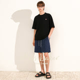ハートバイカーパッチTシャツ ブラック(MAN)