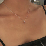 heart lock pendant