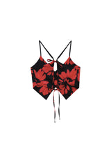 FLUTTER TOP / RED