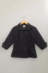 Semi-A-Line Double Button Jacket
