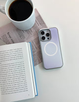 [MADE]ライラックブリーズ シルバーエポキシ MagSafe iPhoneケース