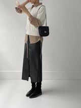Autumn Wool Cable Knit Half Knit