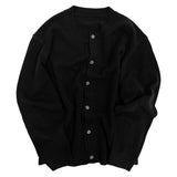Usual Button Knit Cardigan - 4COLOR