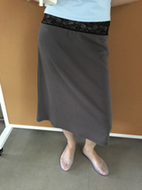 Deep lace skirt (3color) 