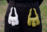Hand Keychain - white