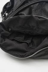 Brim crack leather 2-way bag
