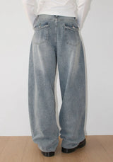 DOUBLE TUCK WINTER DENIM