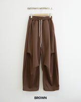 Drop Curved Bonded Sweatpants